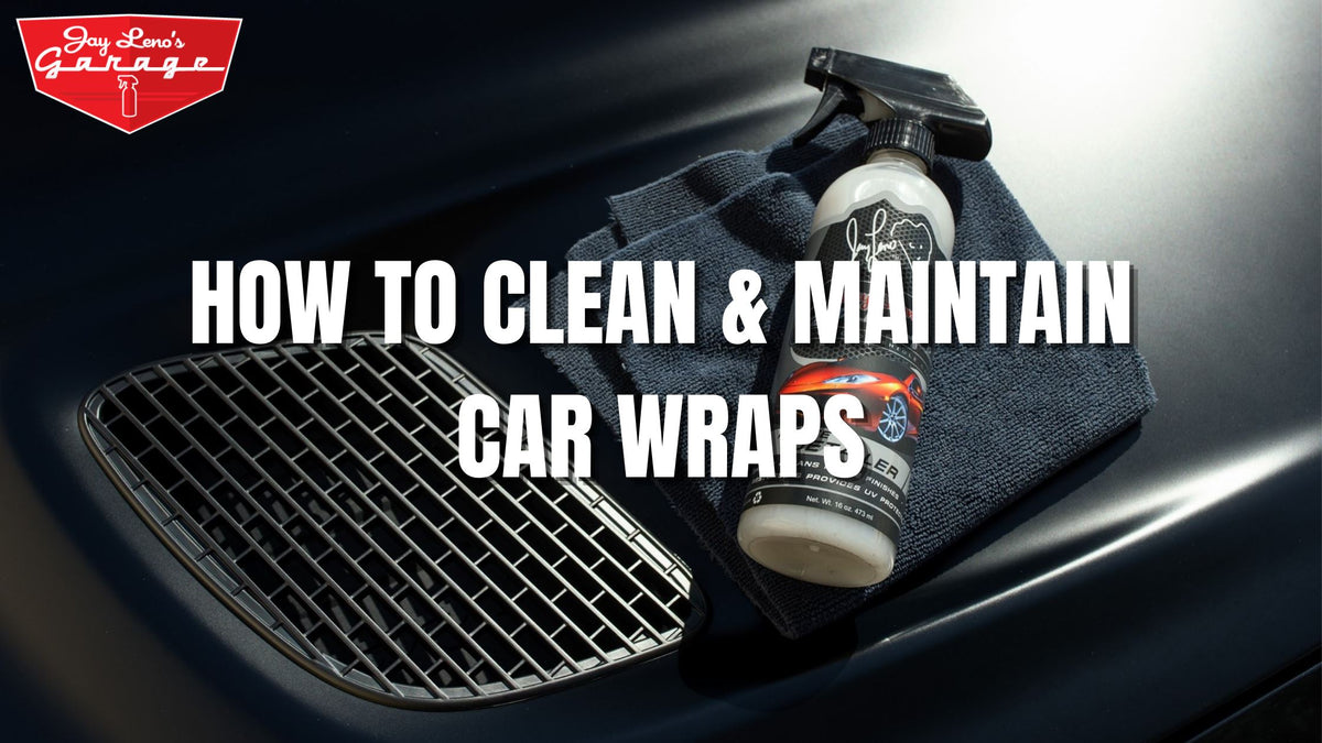 How To Clean Matte Paint & Wrapped Cars Jay Leno's Garage