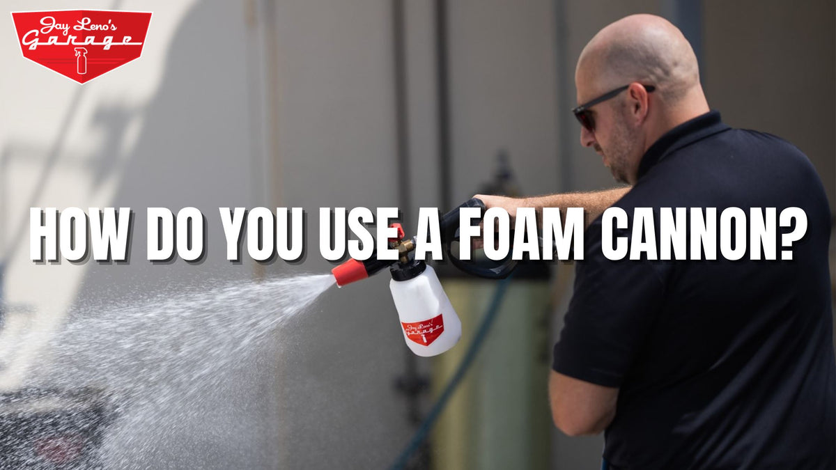 How do you use a Foam Cannon? Jay Leno's Garage Australia