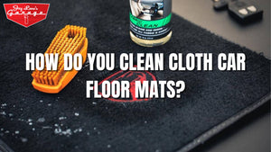 How Do You Clean Dirty Car Floor Mats?