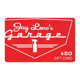 $50 Jay Leno's Garage Australia Gift Voucher. Perfect present for any car lover or enthusiast