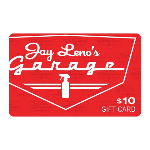 $10 Jay Leno's Garage Australia Gift Voucher. Perfect present for car  or motorcycle lovers