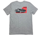 Plymouth Duster Design T-Shirt. Official Jay Leno's Garage merchandise. Made in USA
