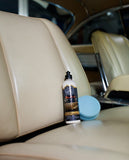 Restoring faded and cracked leather seats with Leather Conditioner from Jay Leno's Garage Australia